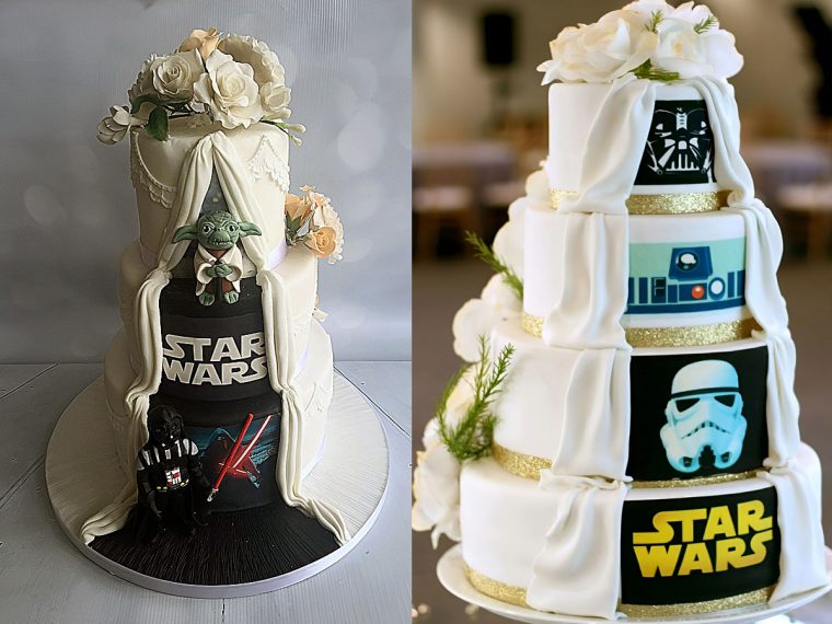Свадебный торт Звездные войны